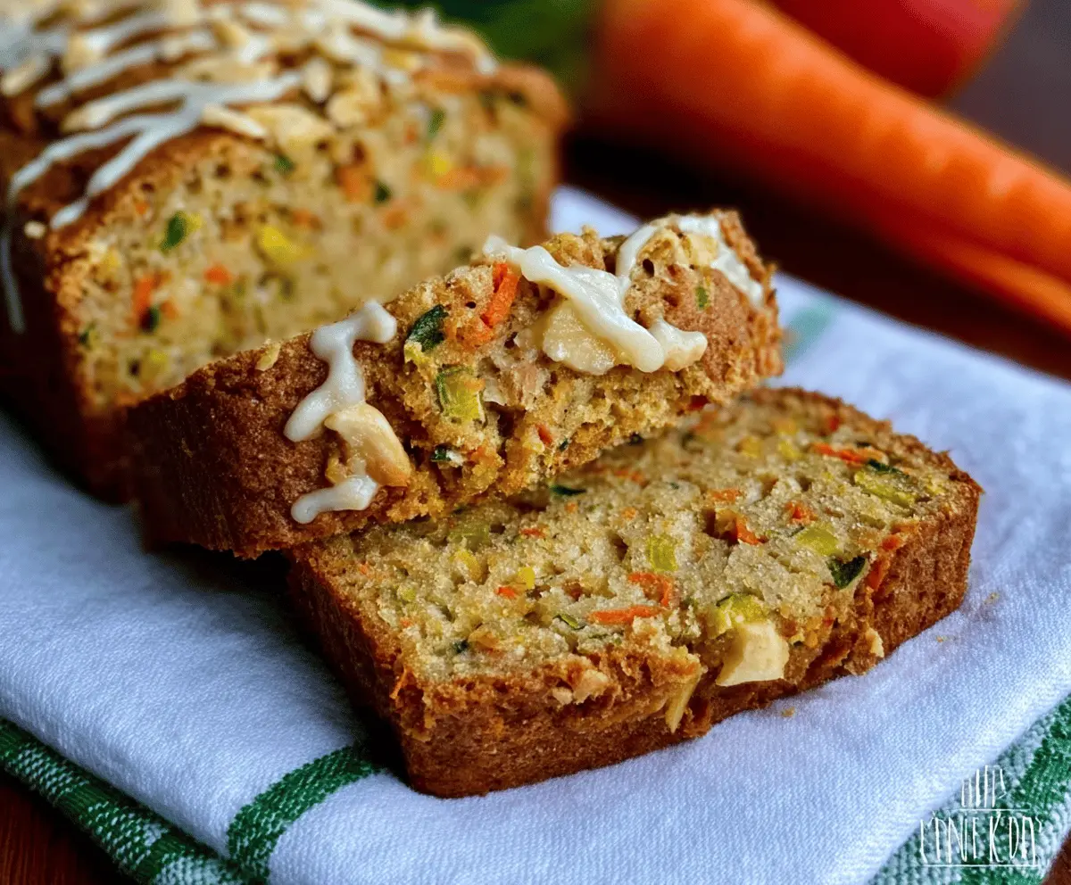 Moist Carrot Apple Zucchini Bread Recipe