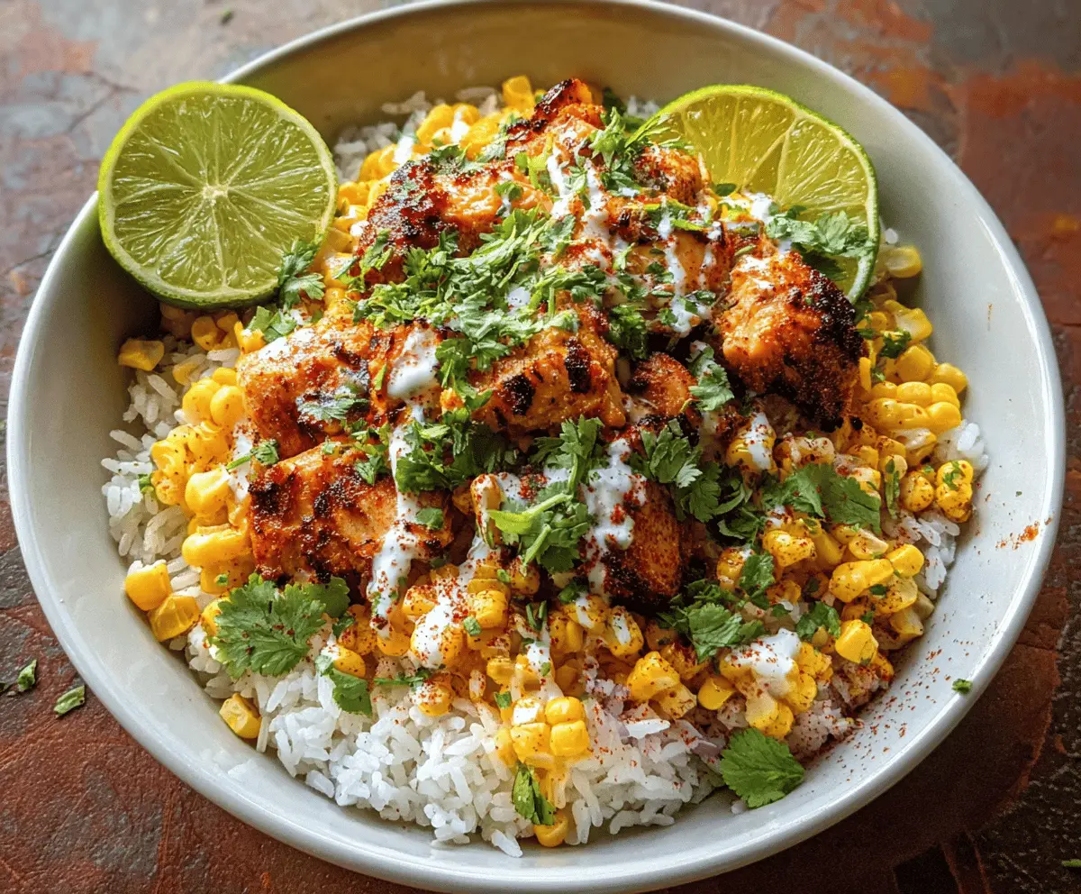 Easy Street Corn Chicken Rice Bowl Recipe