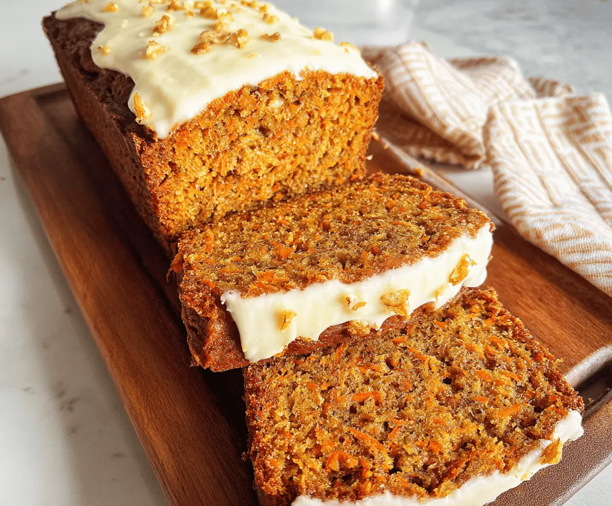 Easy Carrot Bread Recipe With Moist Texture