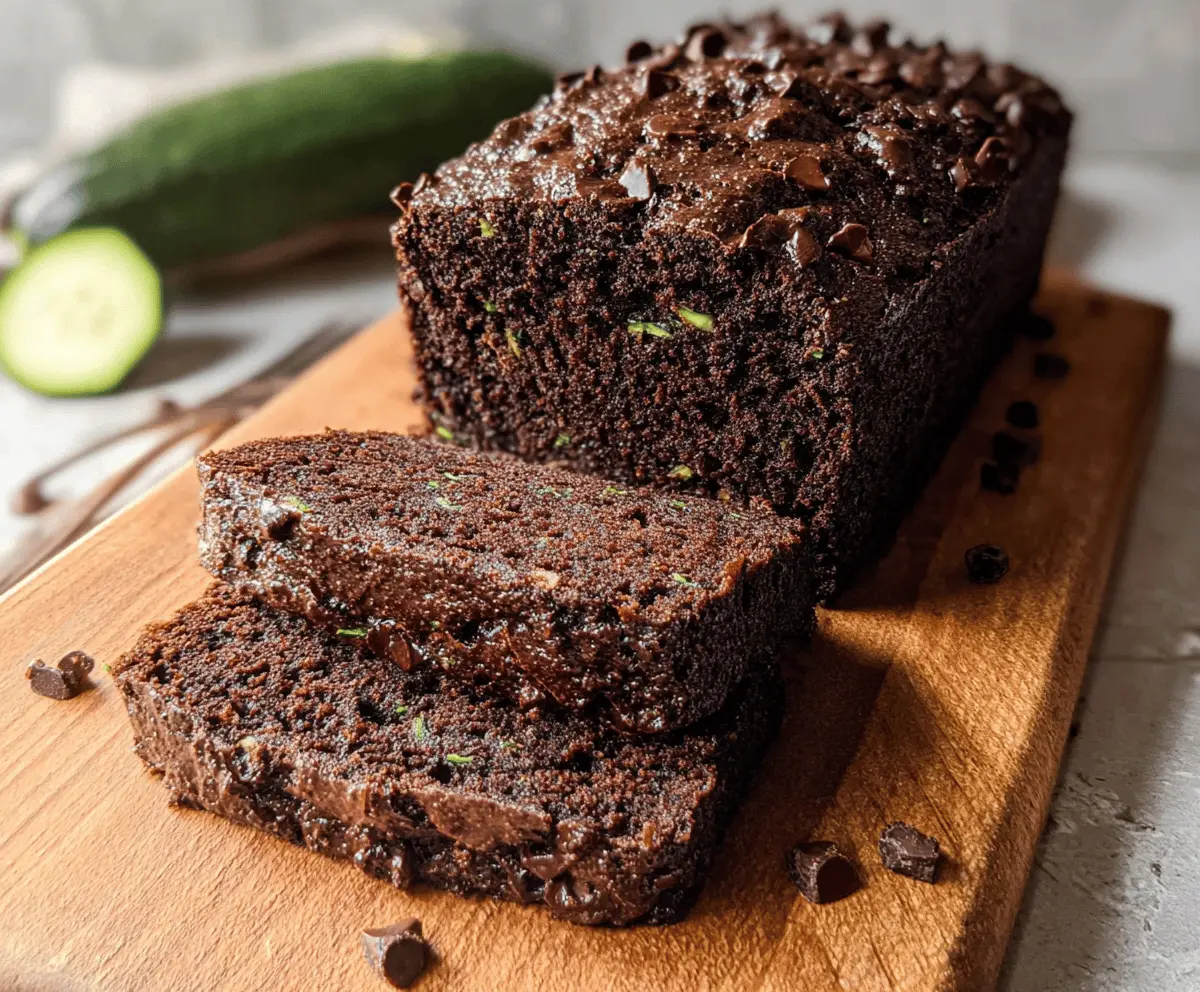 Moist Chocolate Zucchini Bread Recipe