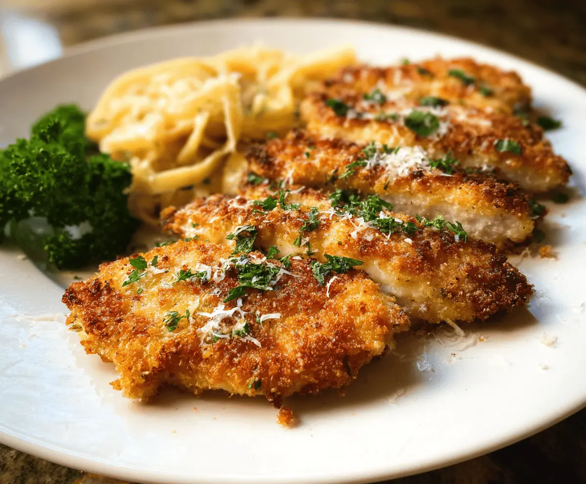 Crispy Parmesan Crusted Chicken Recipe