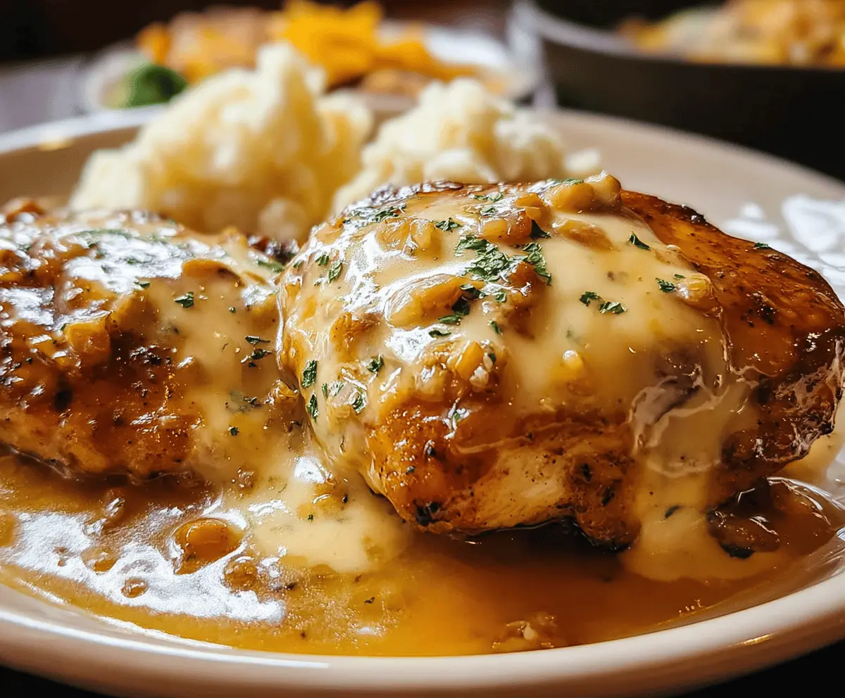 Texas Roadhouse Smothered Chicken Recipe Easy and Delicious