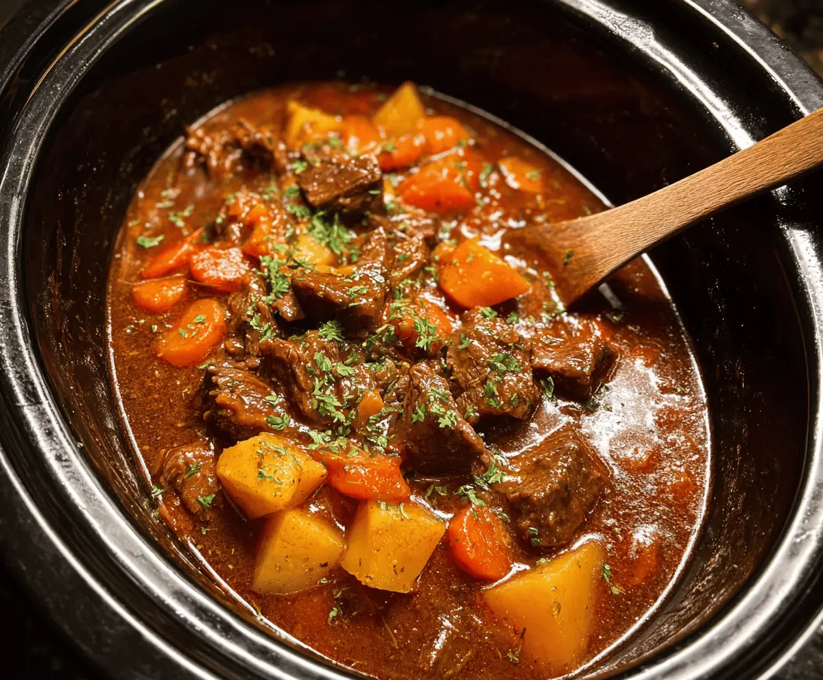 Easy Crock Pot Beef Stew Recipe for Busy Nights
