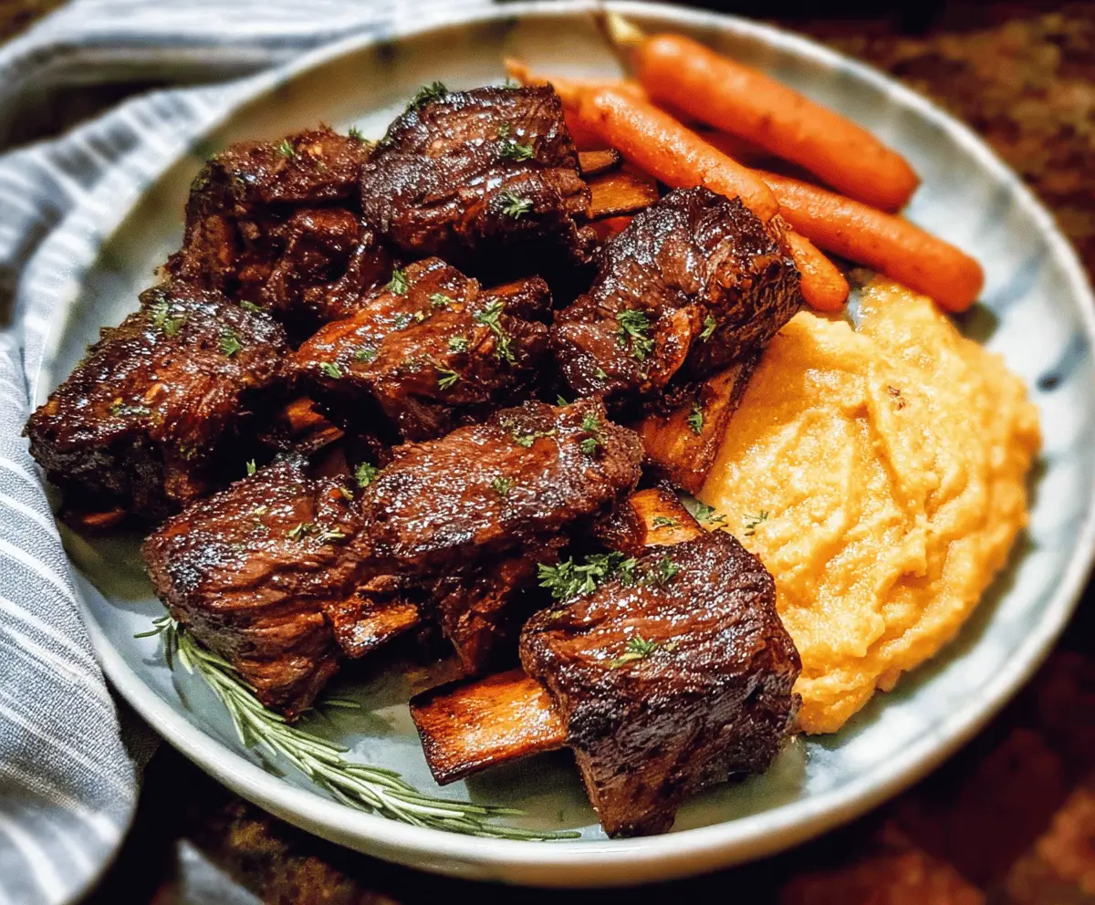Super Tender Crockpot Beef Short Ribs Recipe