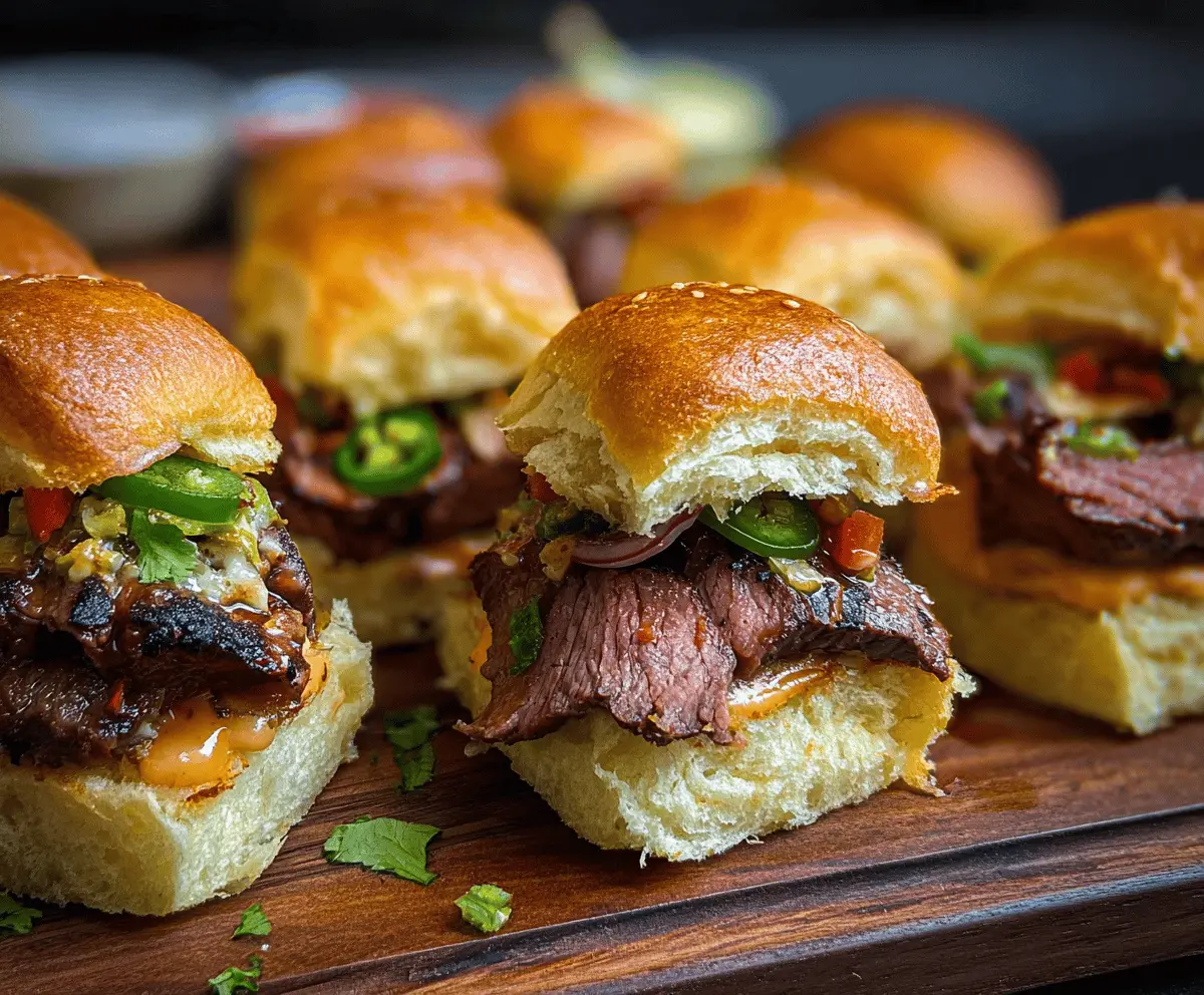 Juicy Cowboy Butter Steak Sliders Recipe
