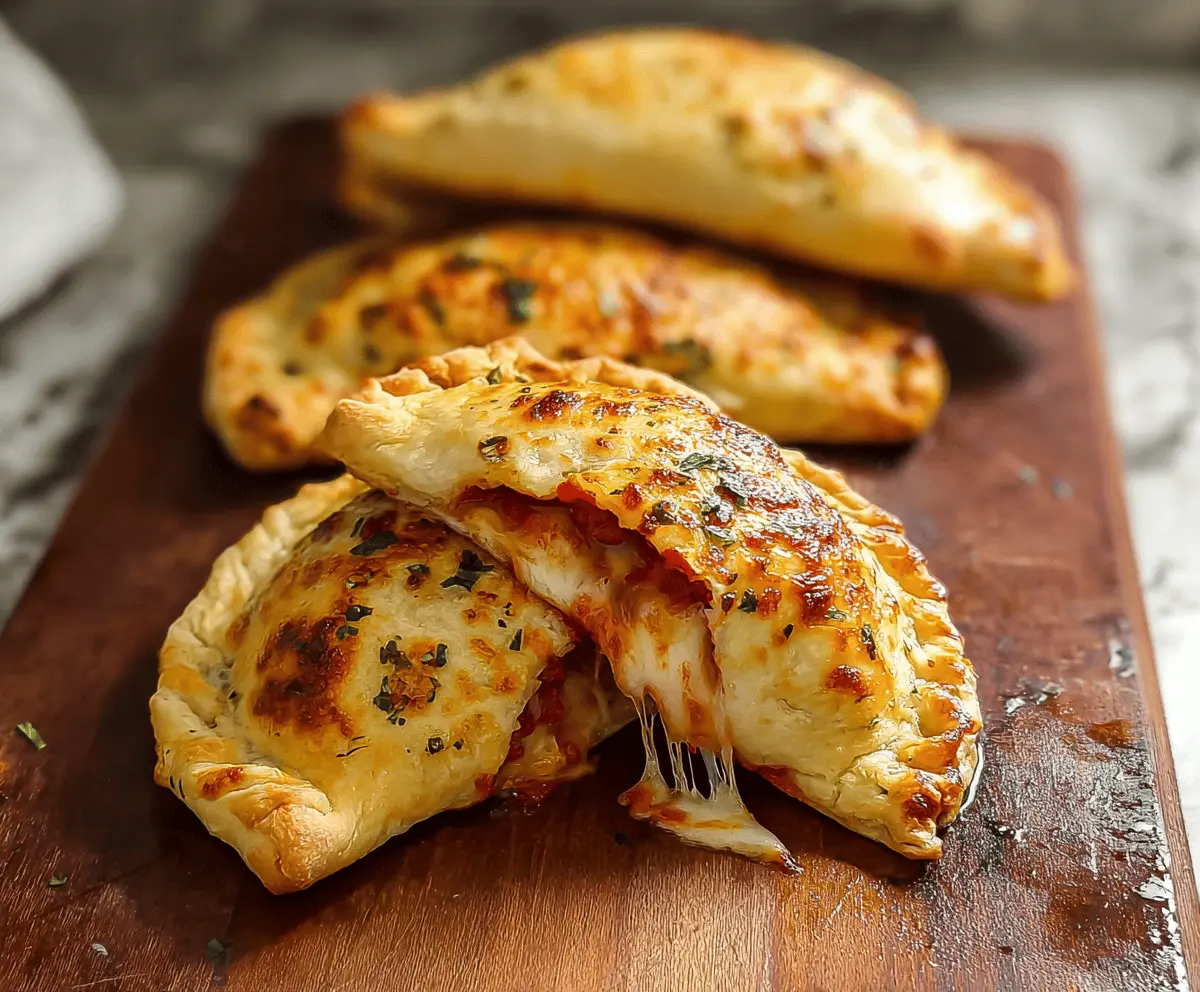 Easy Cheesy Pizza Pockets Recipe for Kids