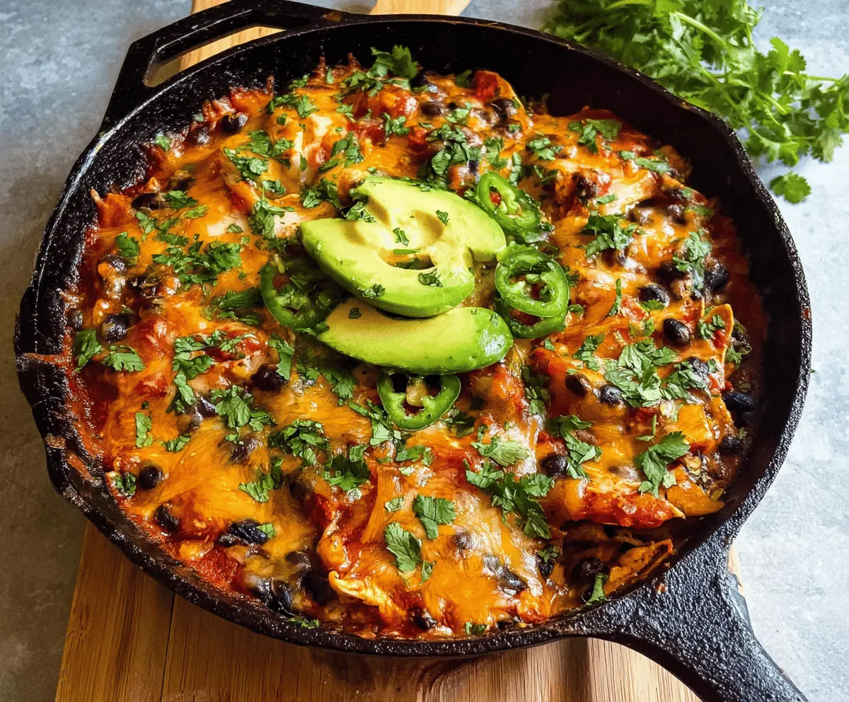 Healthy Enchilada Skillet Recipe for Easy Dinners