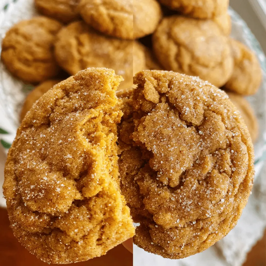 Soft and Chewy Pumpkin Cookies Recipe