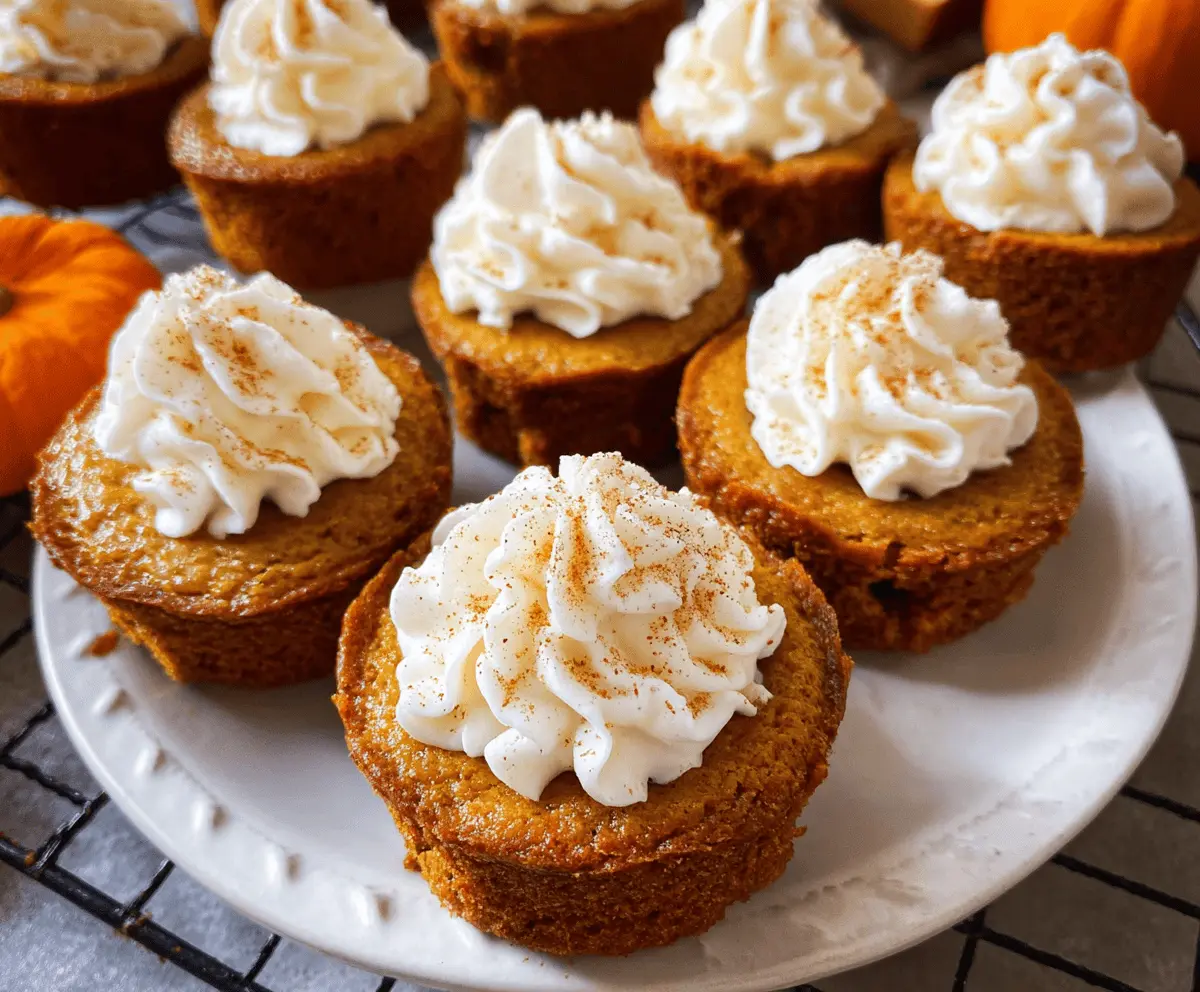 Moist Pumpkin Pie Cupcakes Recipe
