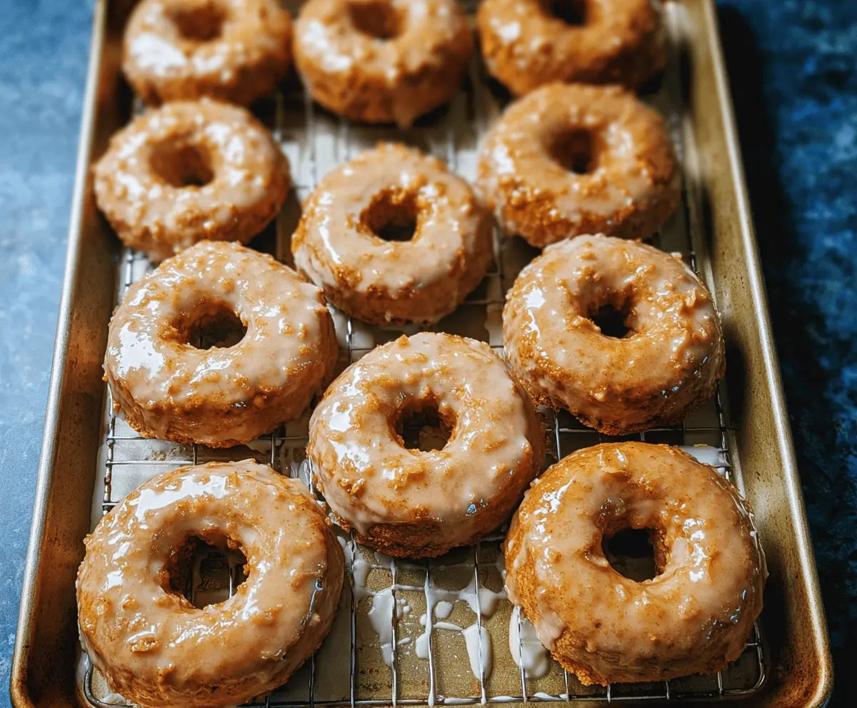 Easy Baked Pumpkin Donuts With Sweet Maple Glaze