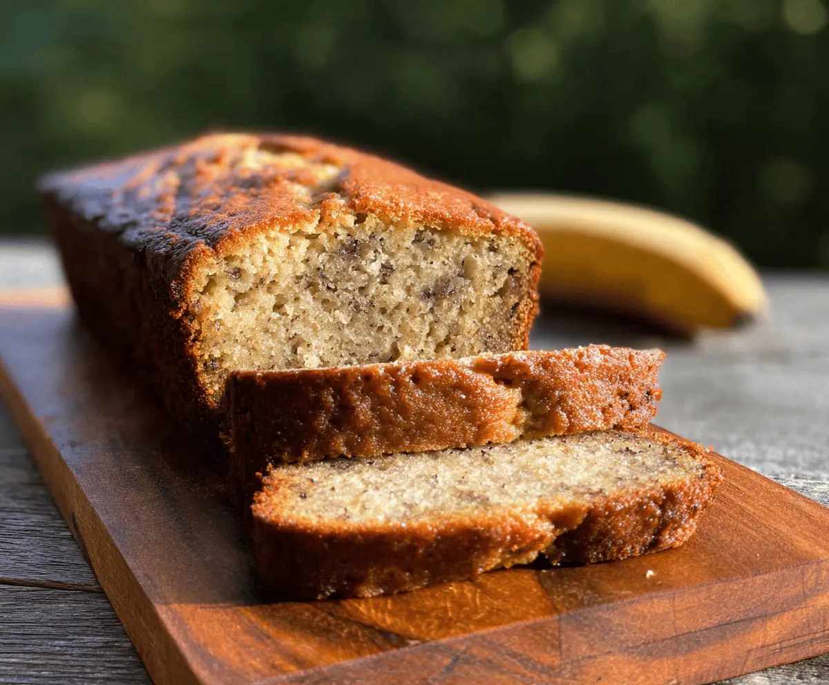 Moist Buttermilk Banana Bread Recipe