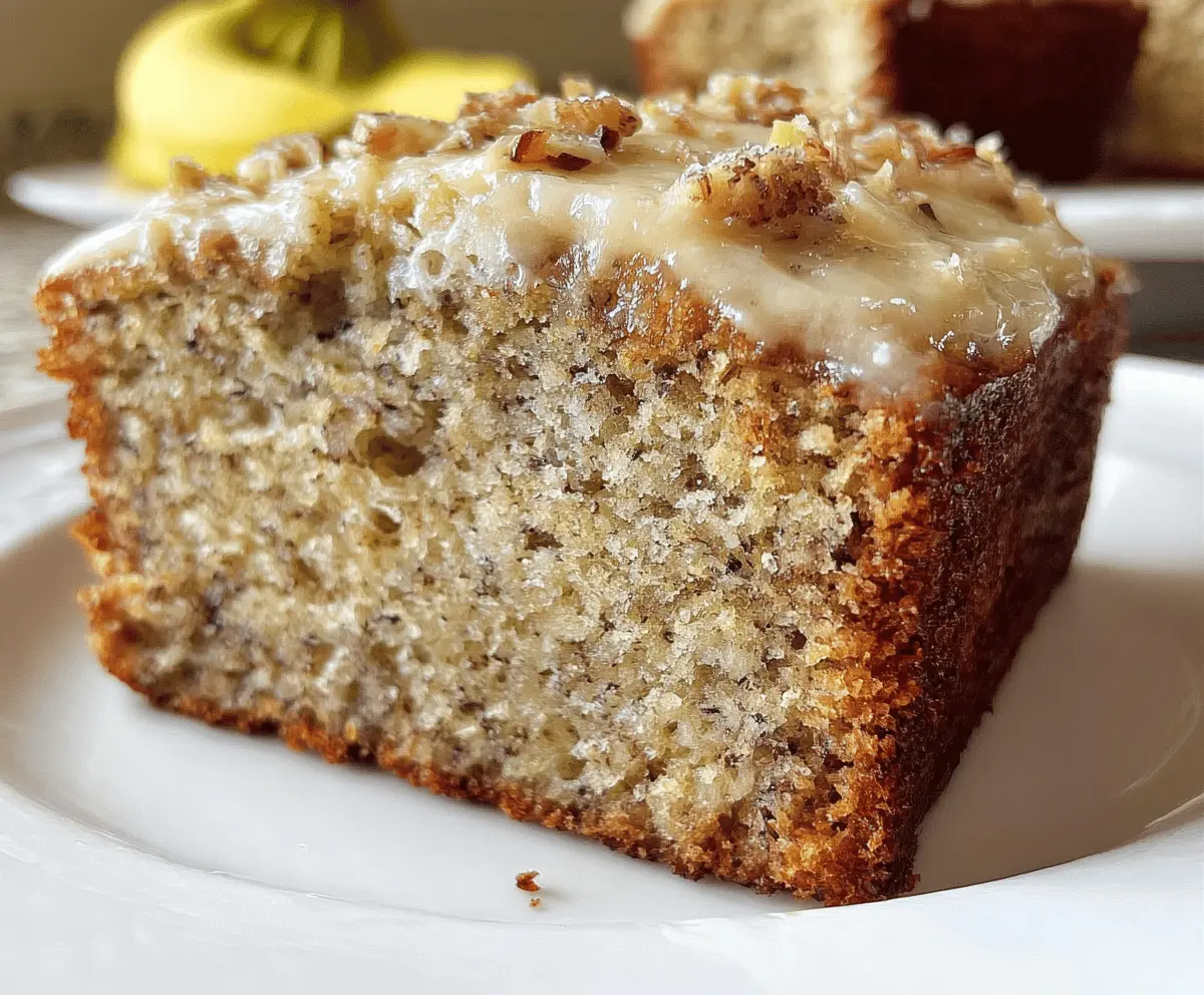 Moist Banana Bread Cake Recipe