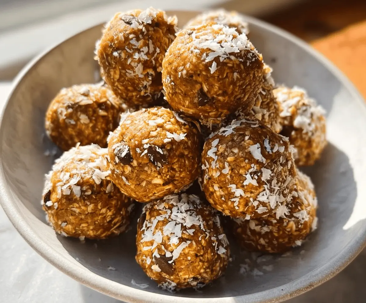 Easy Pumpkin Protein Balls for Healthy Energy