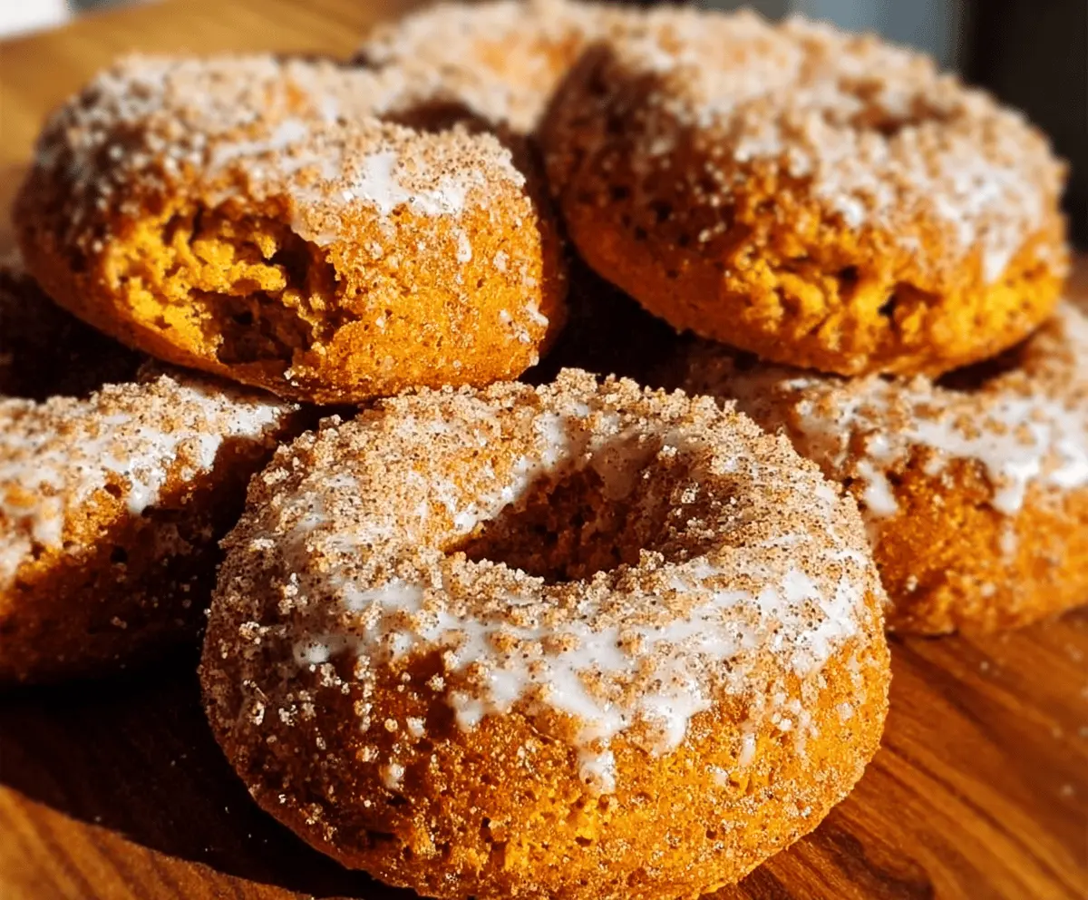 Easy Baked Pumpkin Donuts Recipe