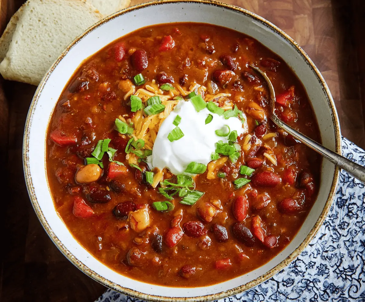 3-Bean Chili