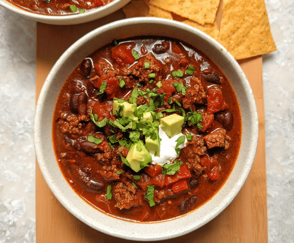 Bison Chili