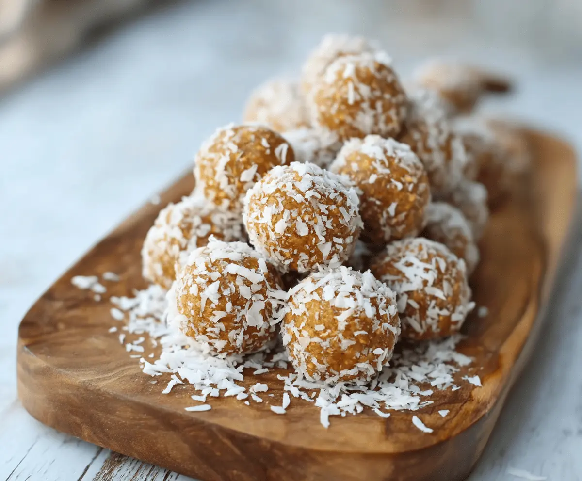 Coconut Pumpkin Protein Balls