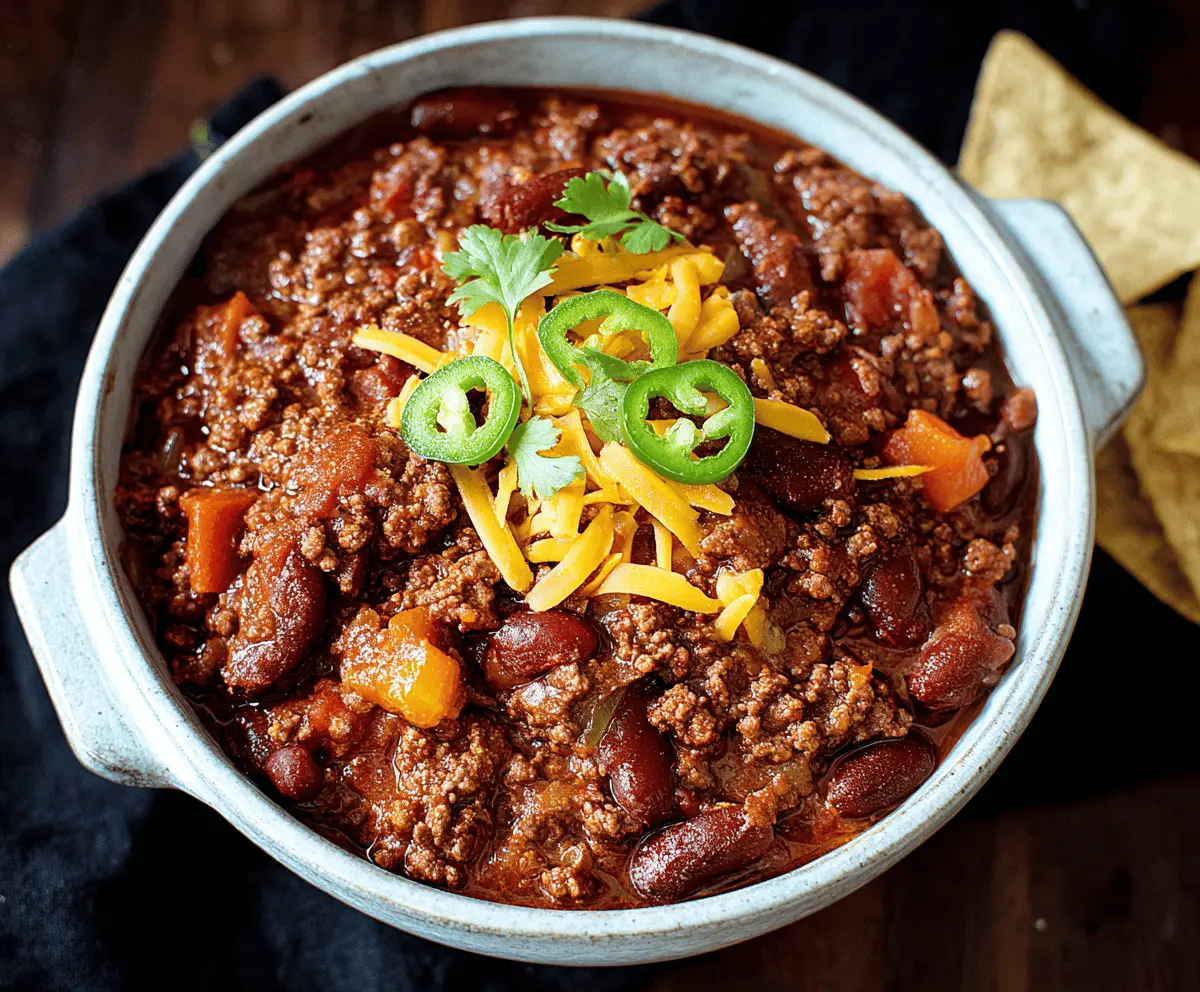 Ground Beef Chili