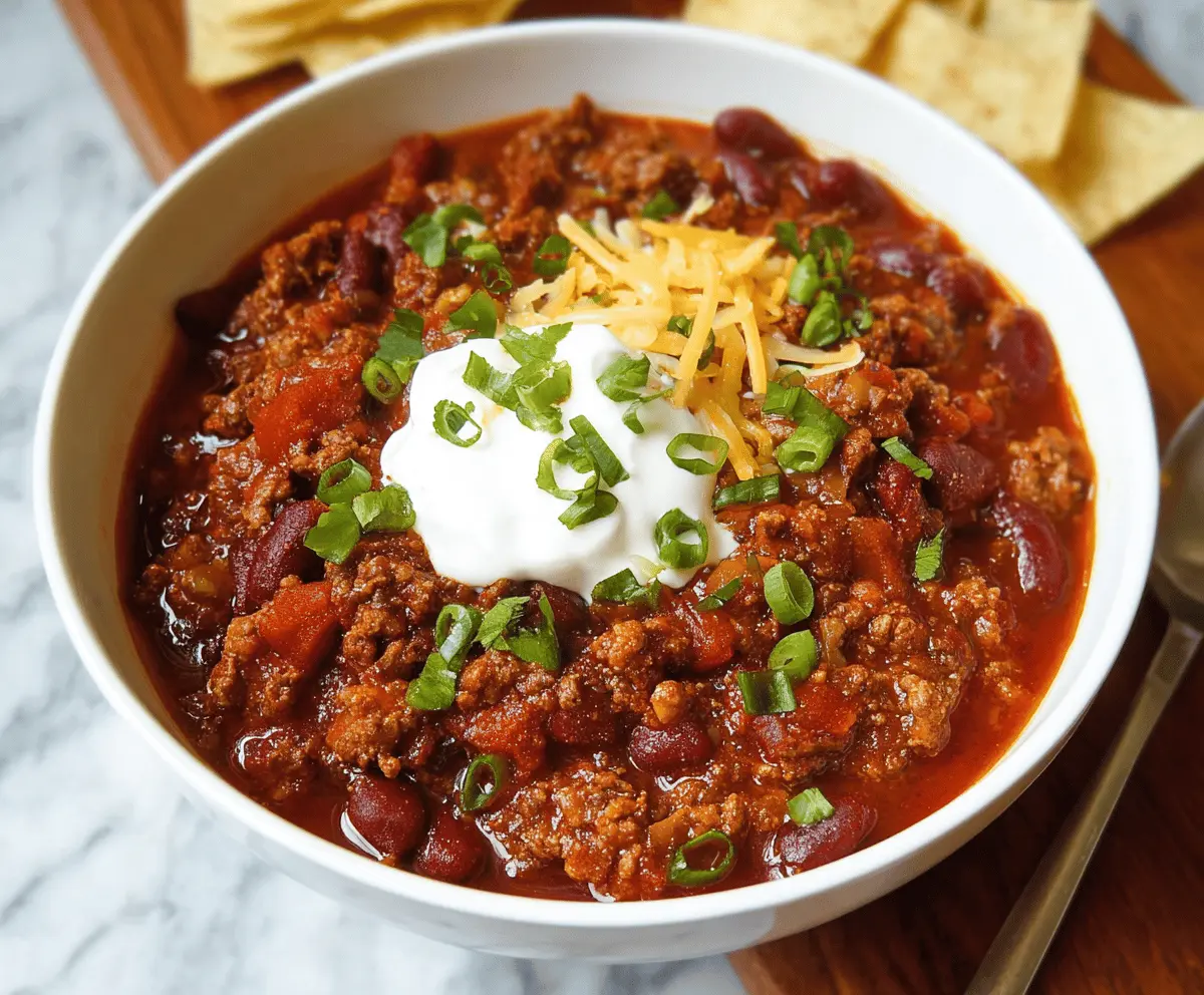 Slow Cooker Chili