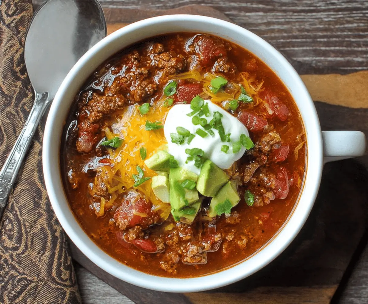 Venison Chili