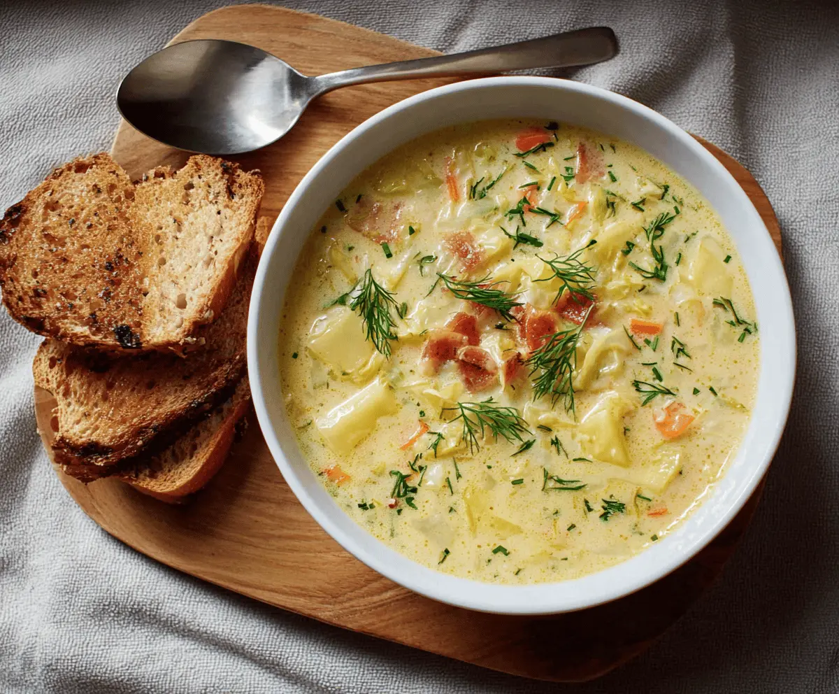 Creamy Cabbage Soup