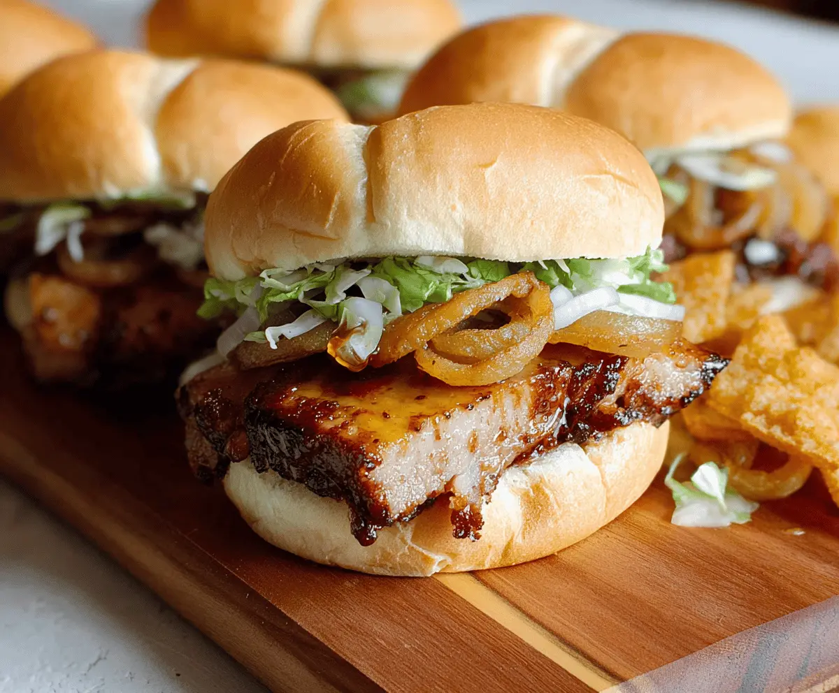 Delicious pork chop sandwiches with crispy breaded pork, fresh lettuce, tomato slices, and tangy sauce on toasted buns