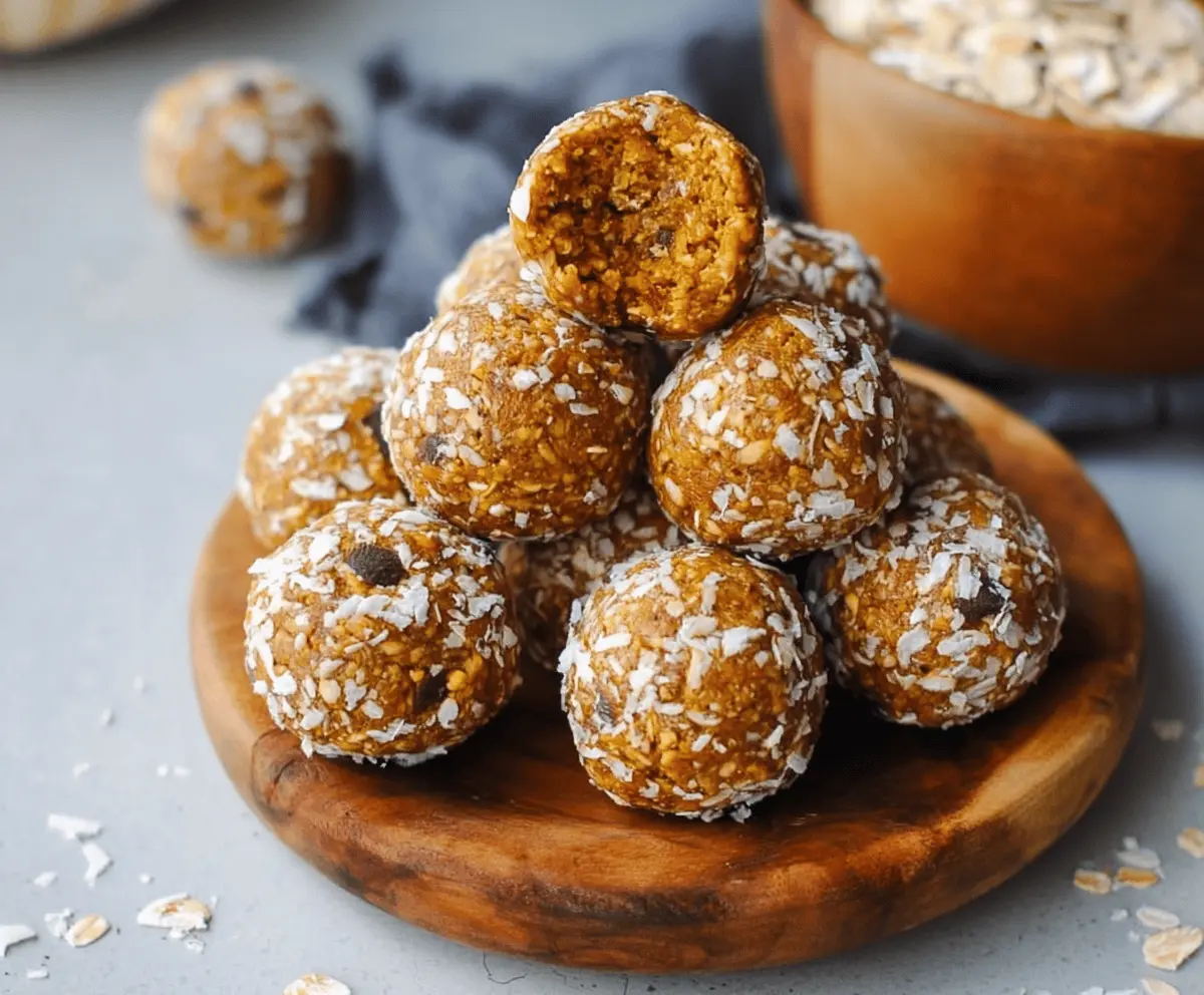 Pumpkin Pie Protein Balls