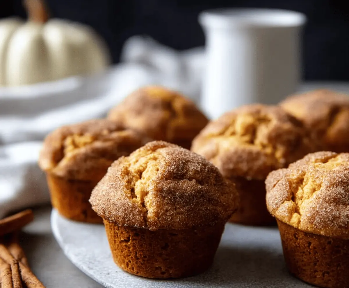 Pumpkin Snickerdoodle Muffins