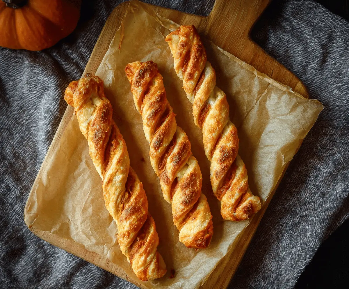 Delicious homemade Pumpkin Twists pastry with a golden-brown crust and a flavorful pumpkin filling, perfect for fall baking.
