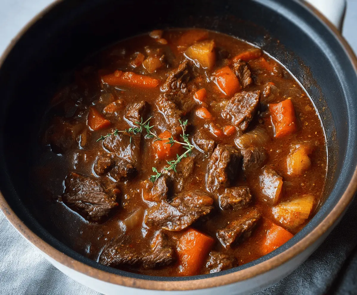 Stovetop Beef Stew
