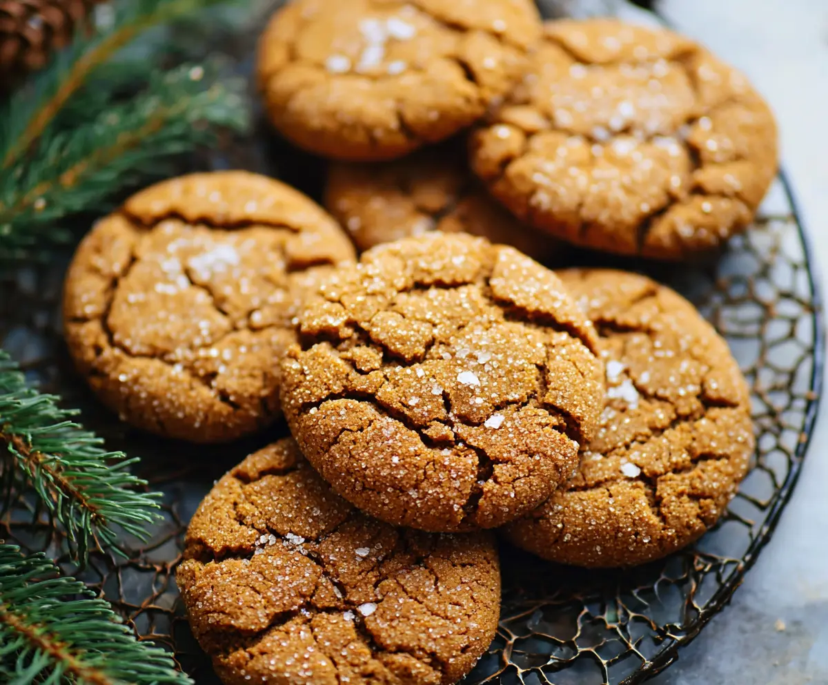 Brown Butter Gingerbread Cookies