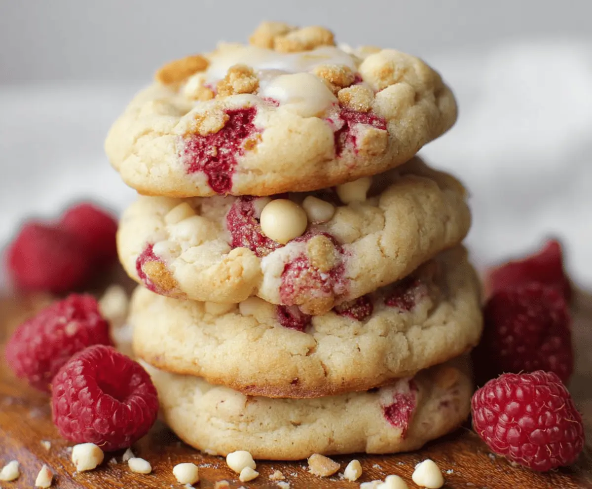 Raspberry Cheesecake Cookies