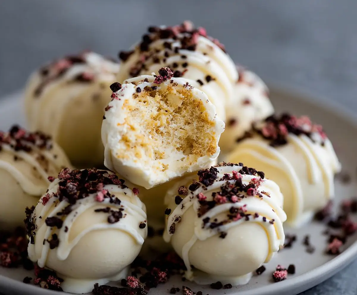 Delicious homemade Cheesecake Fat Bombs on a plate, perfect for a keto diet snack