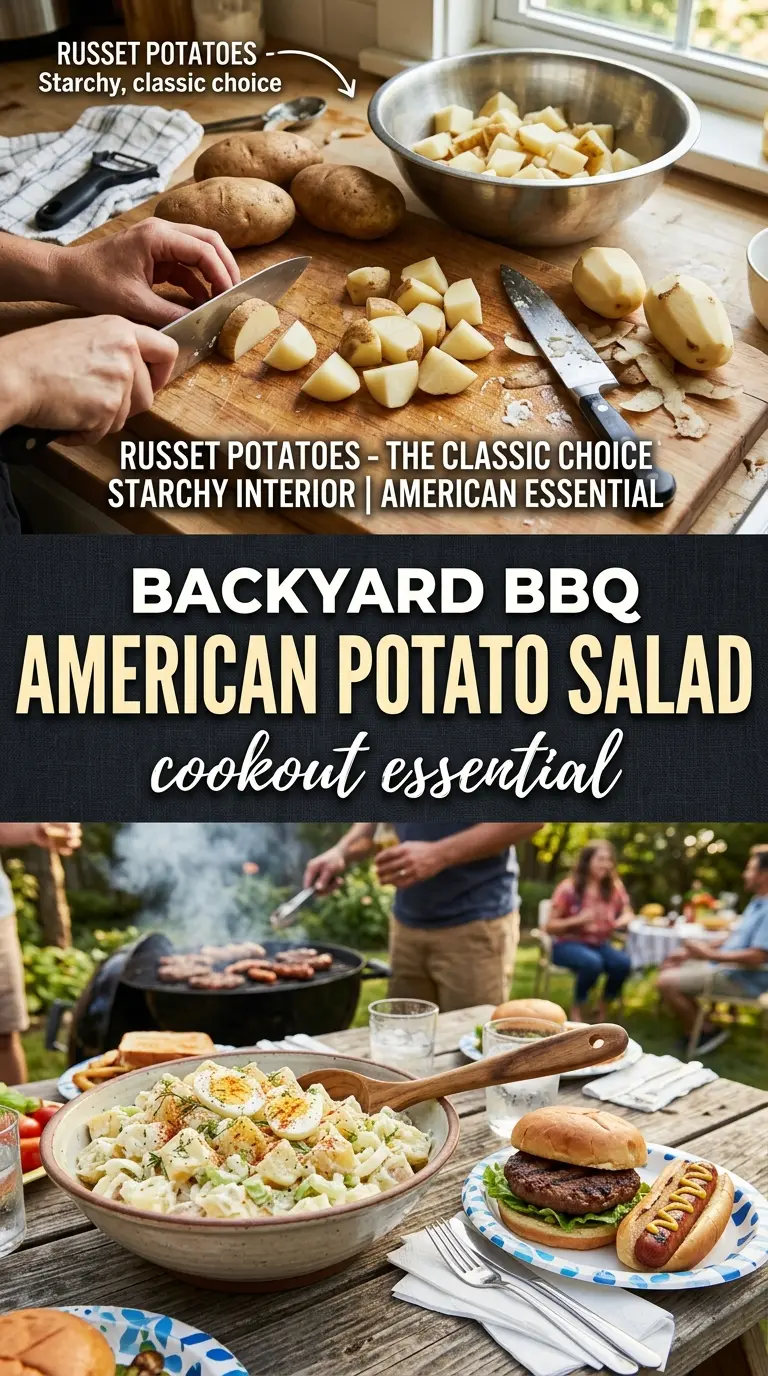 American Russet Potato Salad creamy classic