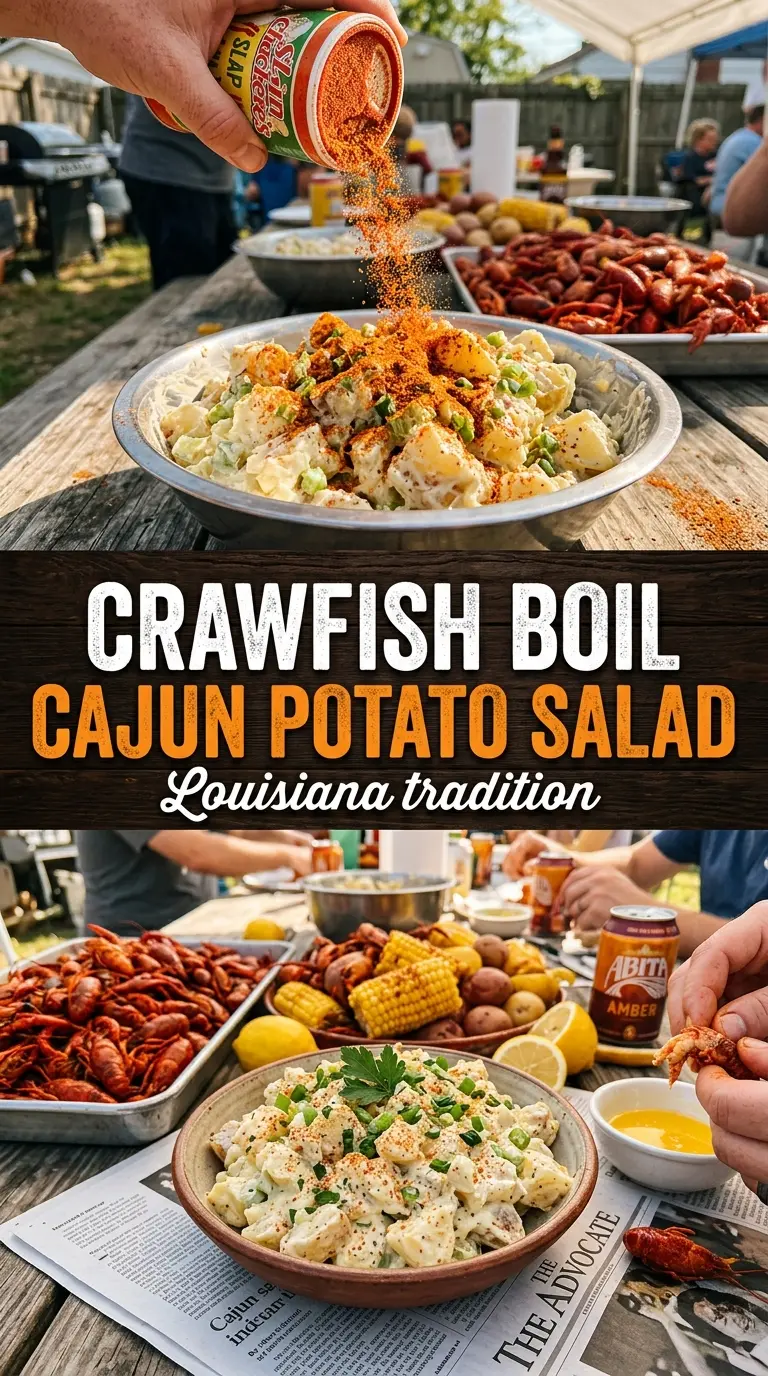 Cajun Potato Salad creamy spicy