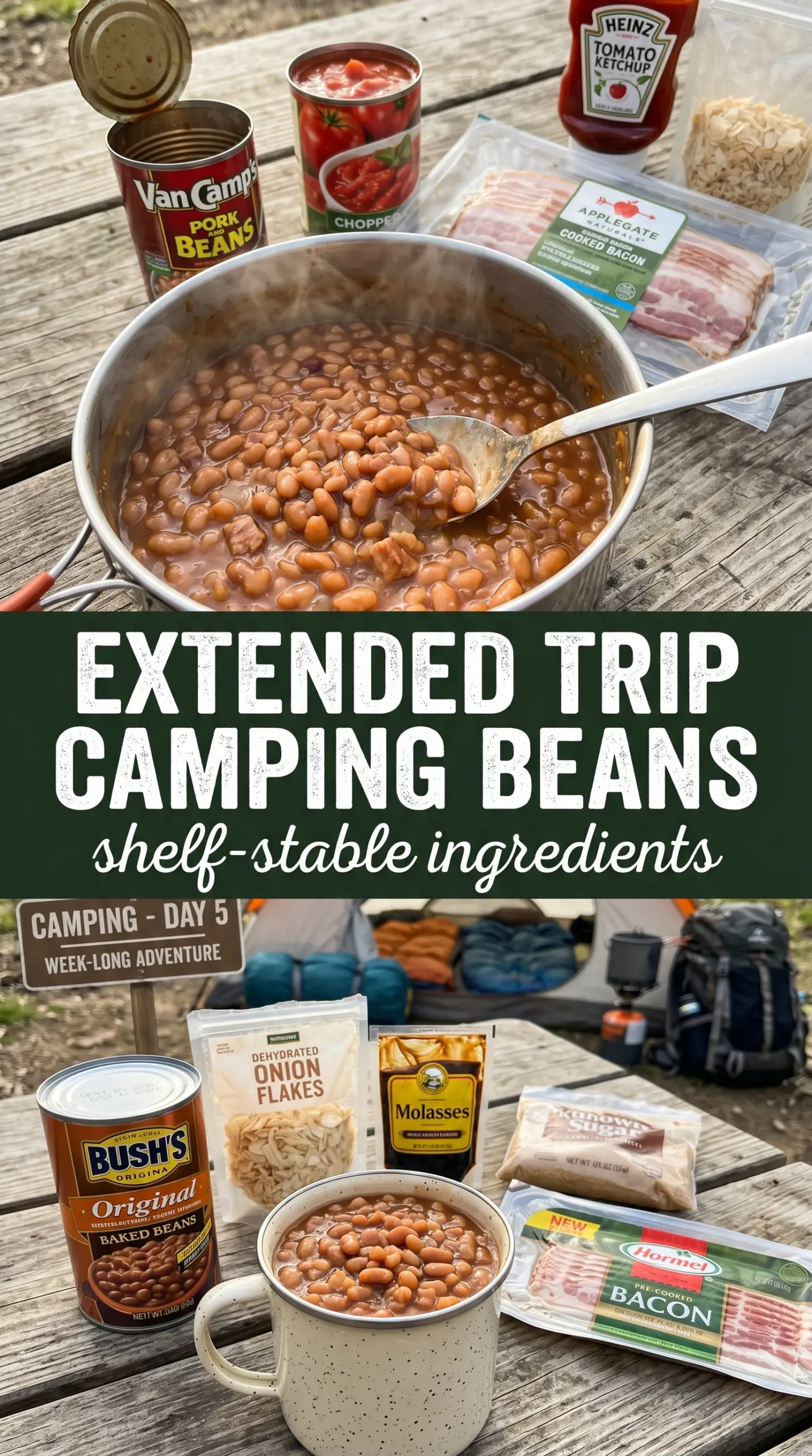 Campfire Baked Beans smoky bacon hearty