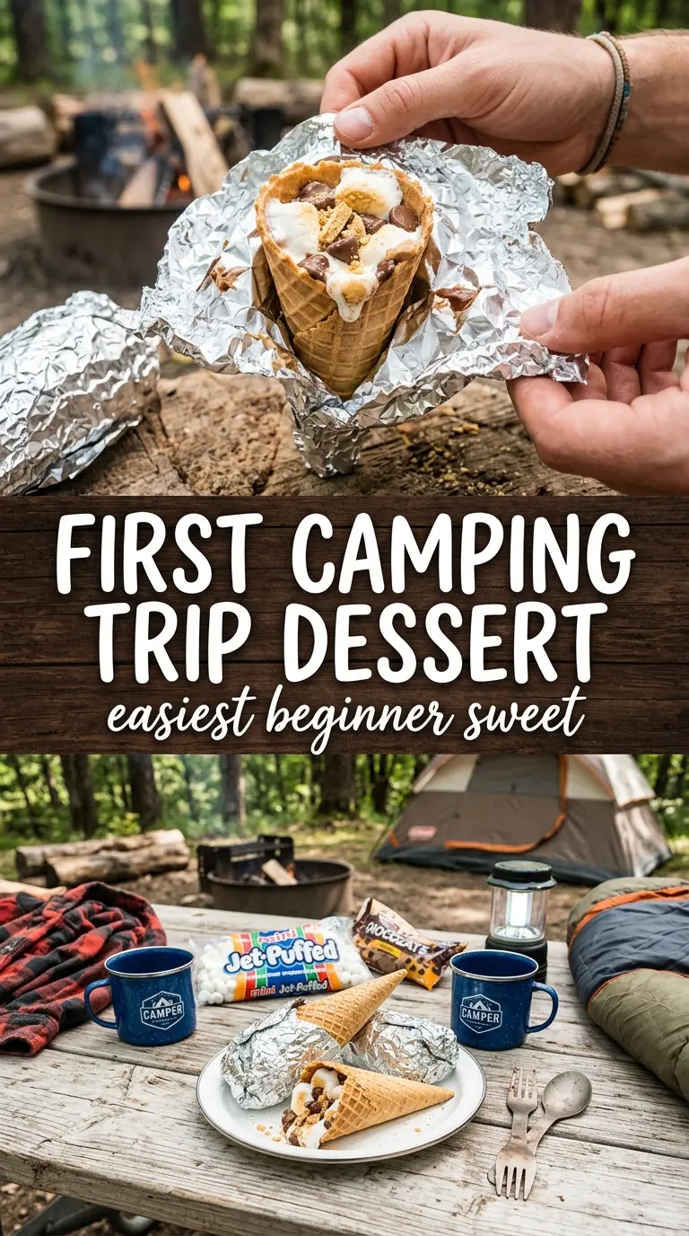 Campfire Cones melted chocolate marshmallow fruity