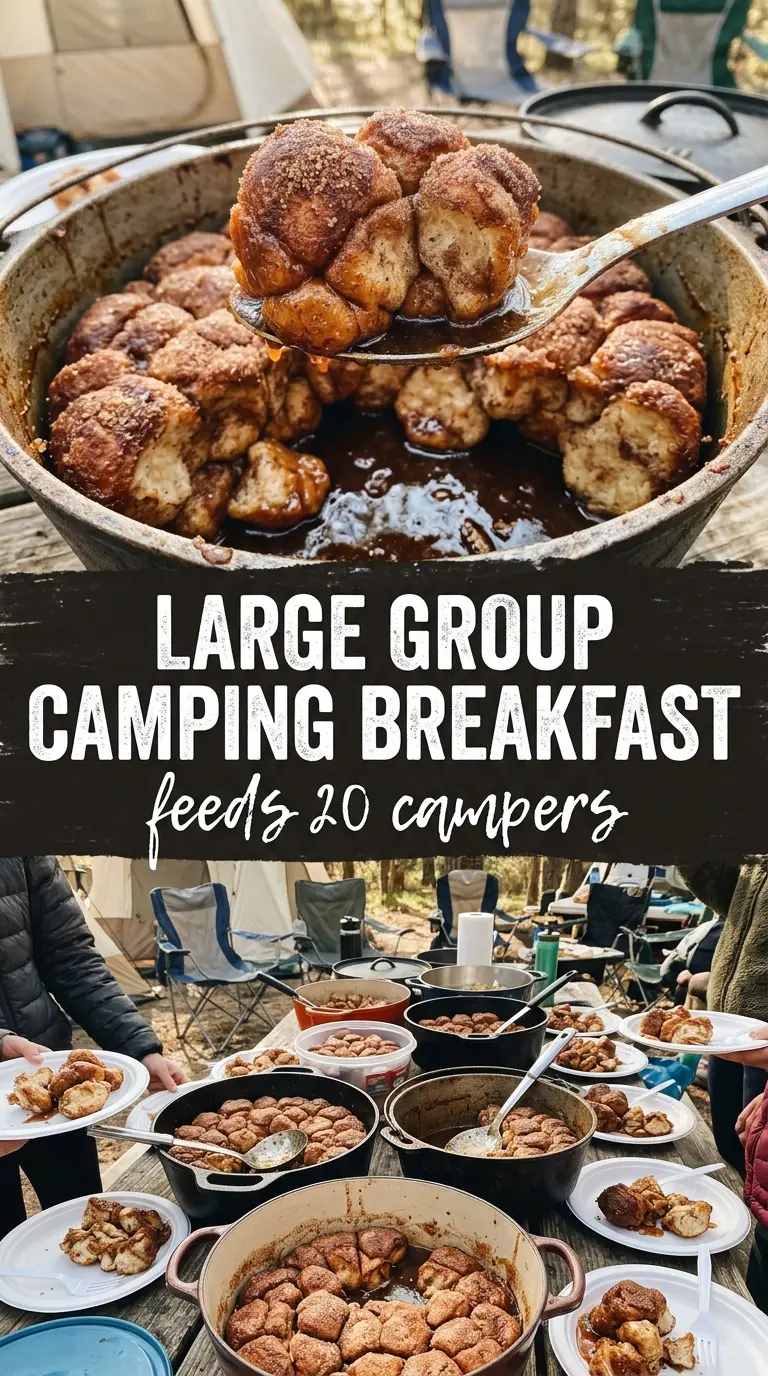 Campfire Monkey Bread golden pull-apart cinnamon sugar