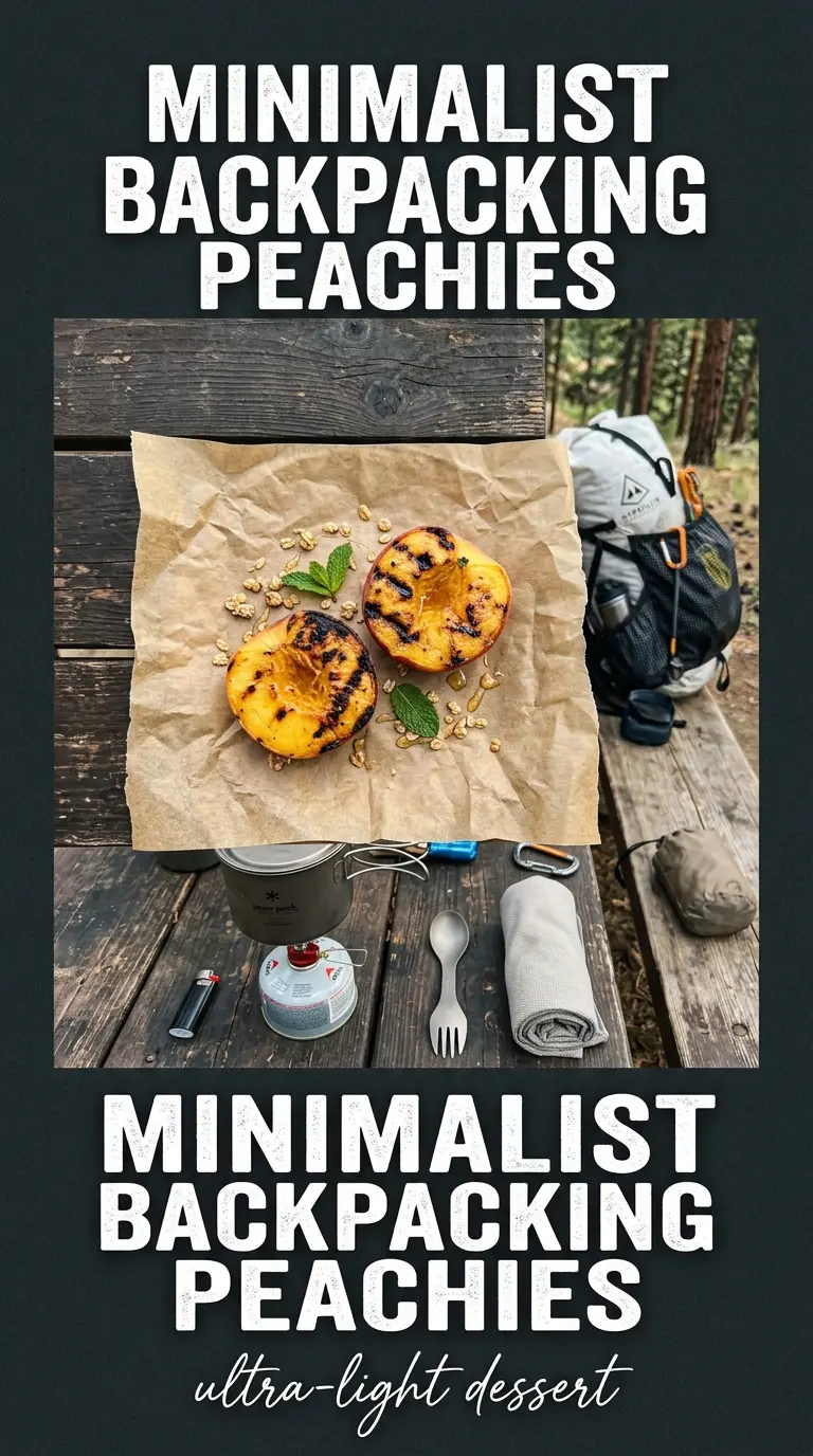 Campfire Peachies peach pie iron dessert, golden toasted, campfire classic