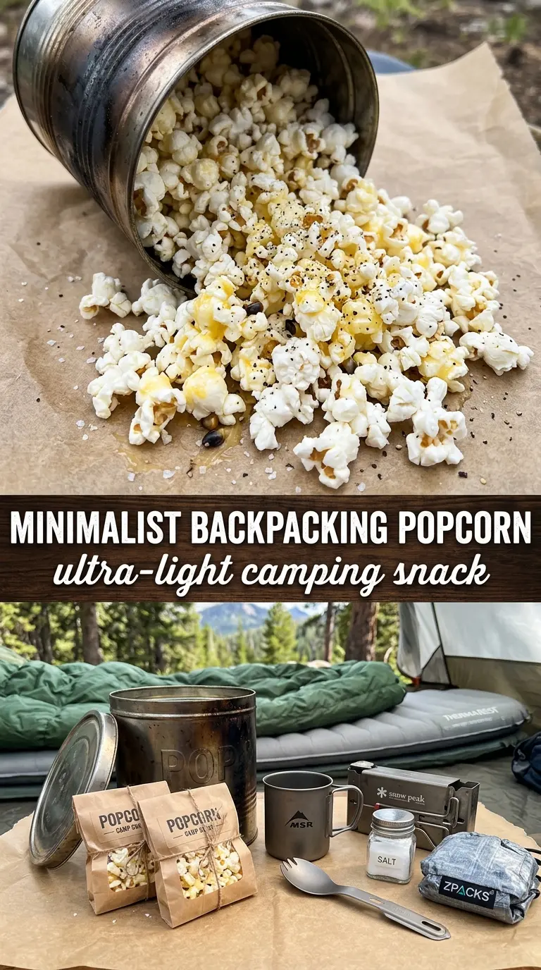 Campfire Popcorn in a Can smoky crisp