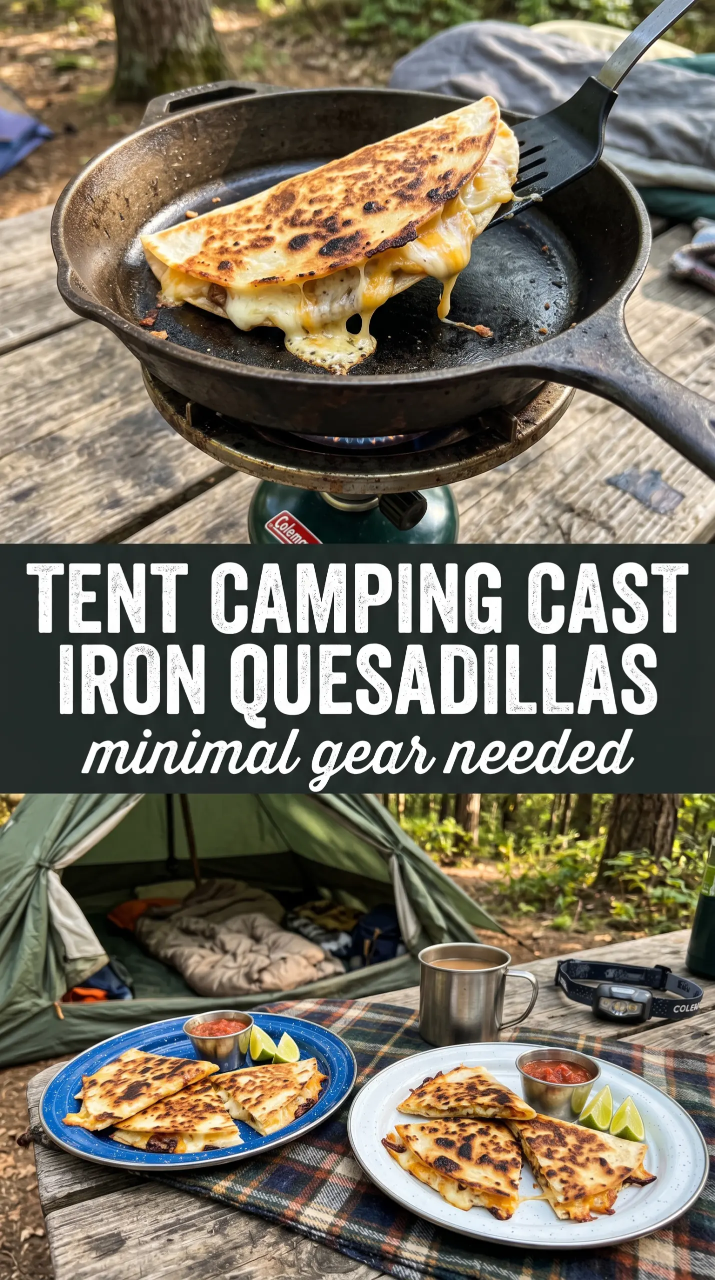 Grilled Campfire Quesadillas smoky cheesy