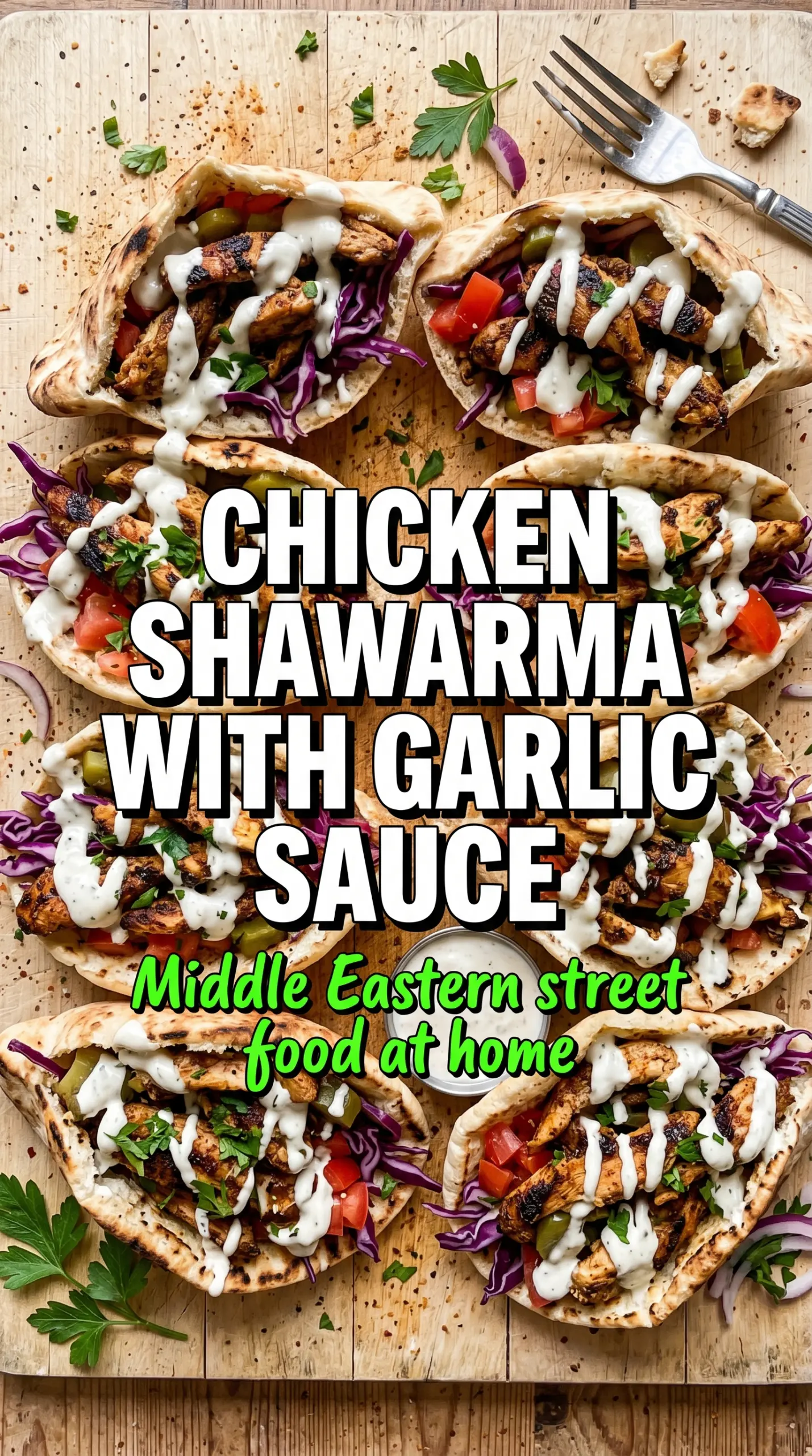 Cooked chicken with toppings