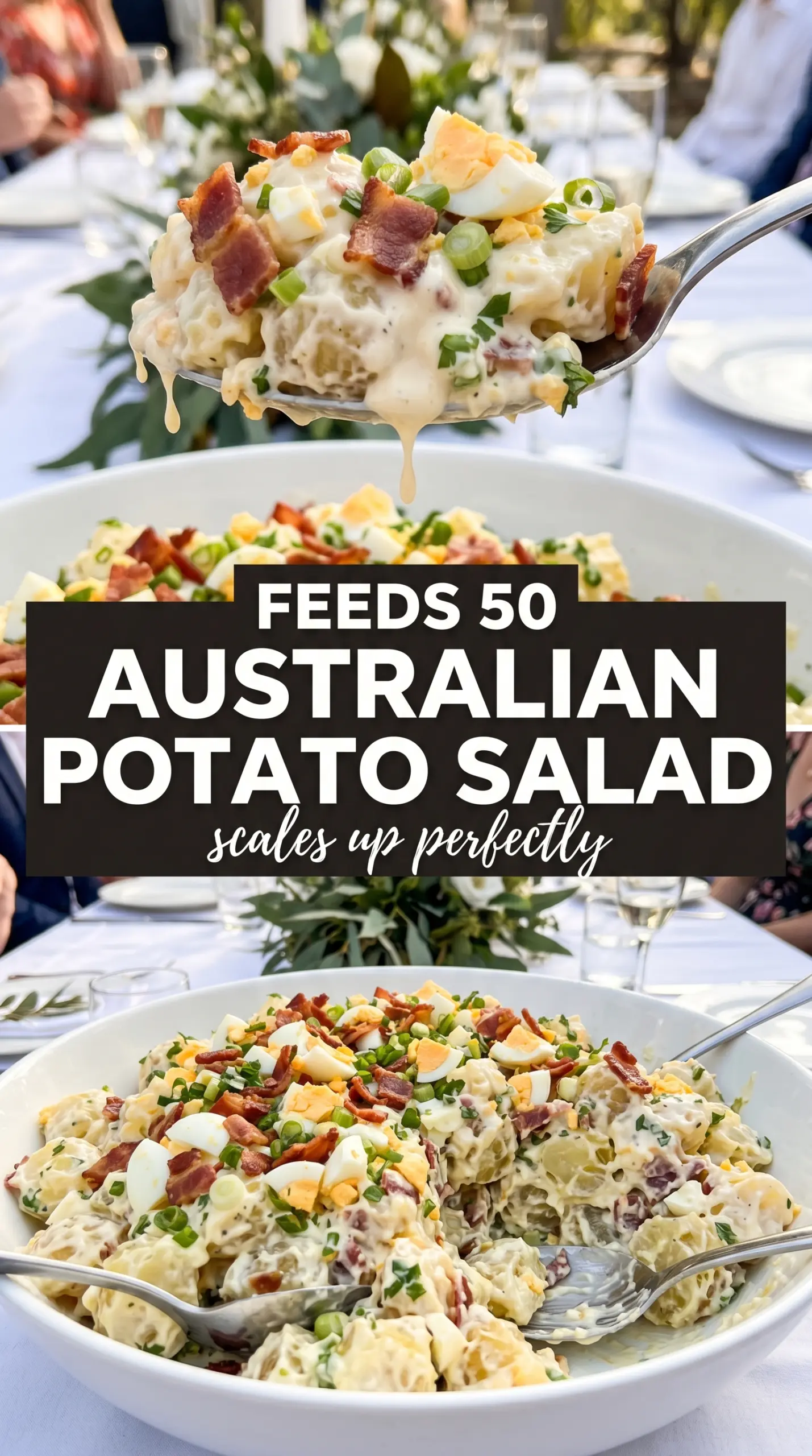 Australian-Style Potato Salad with Bacon creamy bacon potato salad