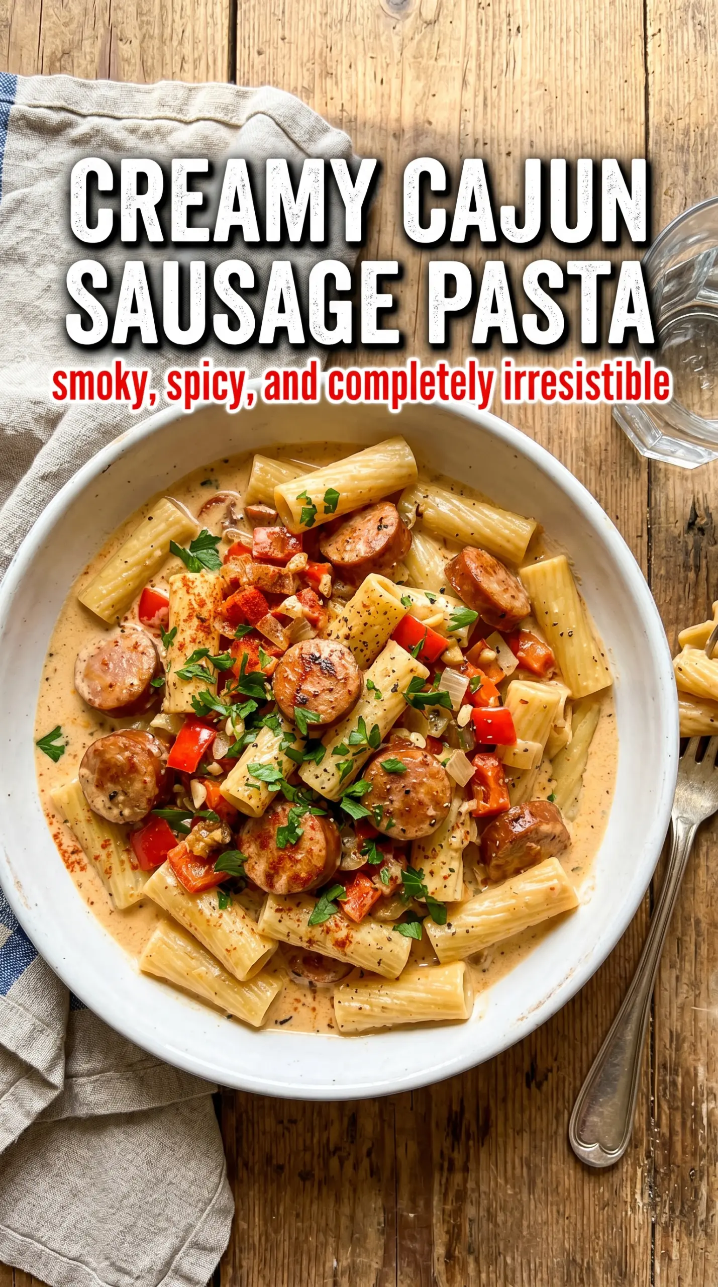 Plated pasta with sauce