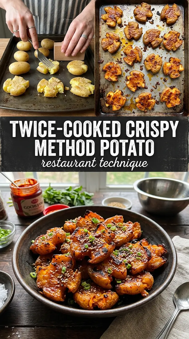 Crispy Gochujang Potato Salad spicy crispy sesame