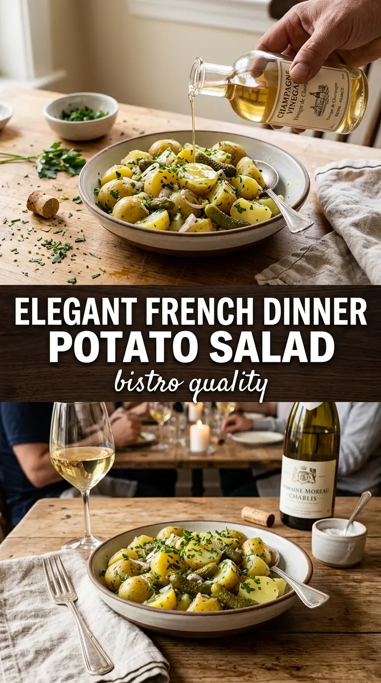 French Potato Salad glossy herbs
