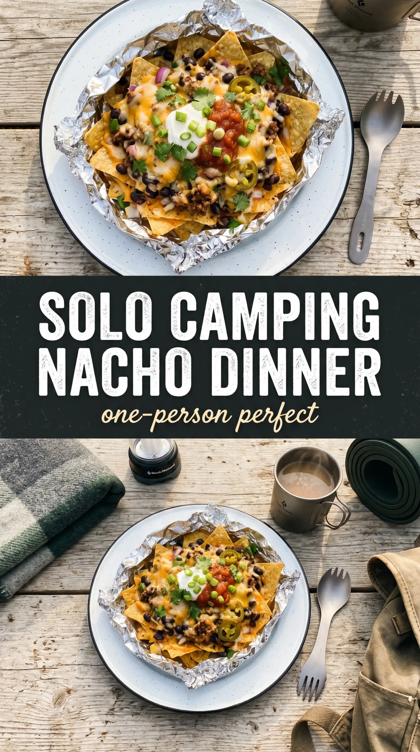 Grilled Campfire Nacho Packets cheesy loaded