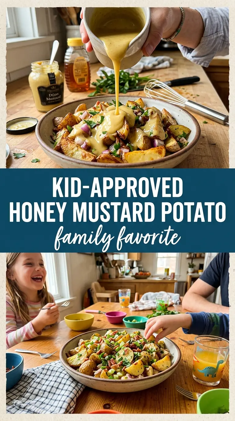 Honey Mustard Potato Salad sweet tangy creamy