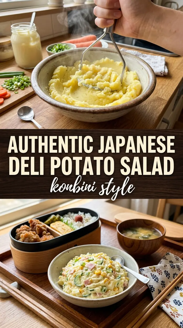 Japanese potato salad creamy cucumber egg