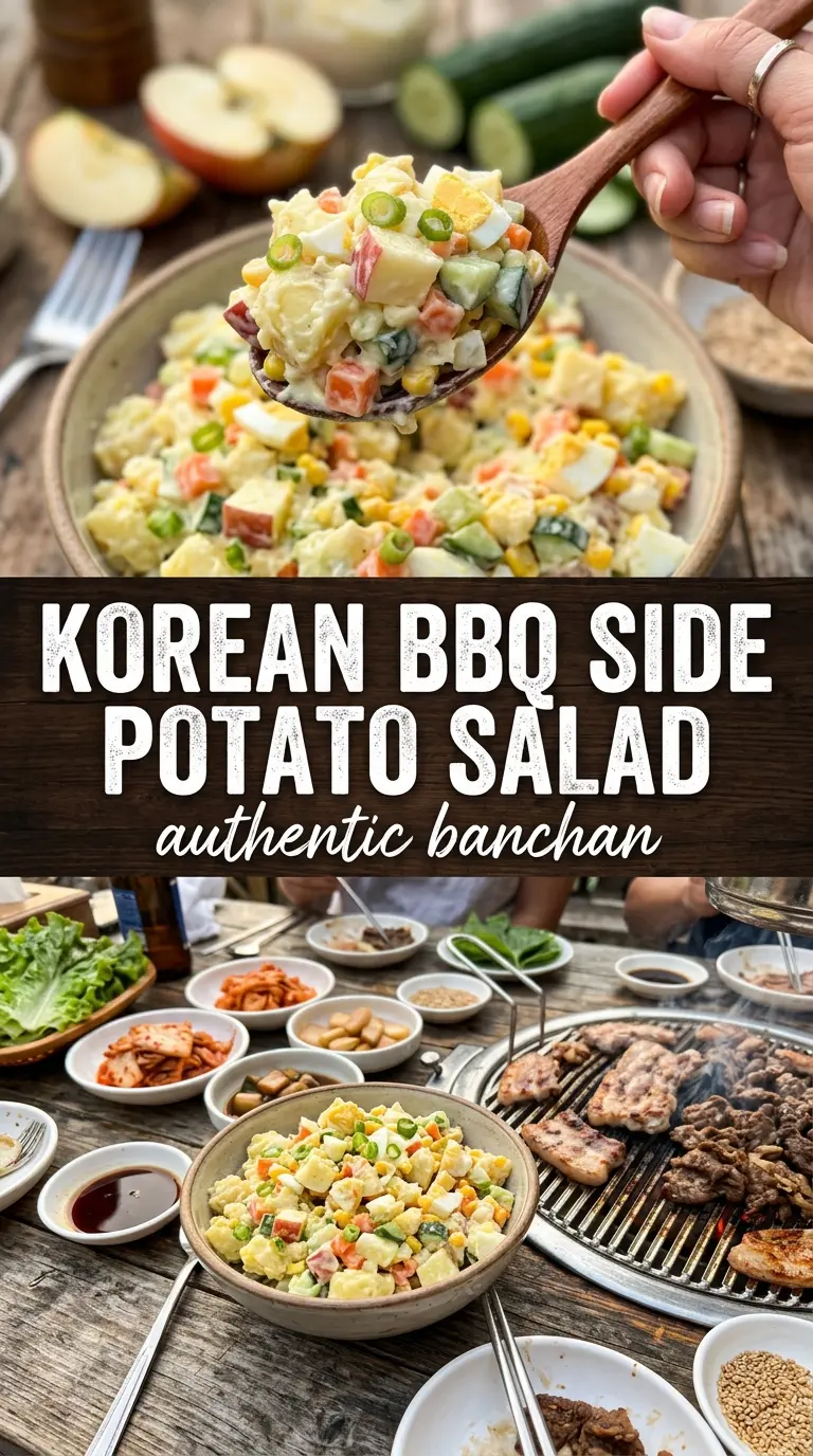 Korean Potato Salad creamy sweet
